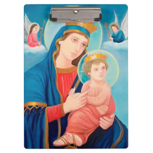 Our Lady of Perpetual Help Catholic Clipboard
