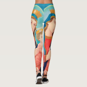 Our Lady of Perpetual Help Catholic Leggings