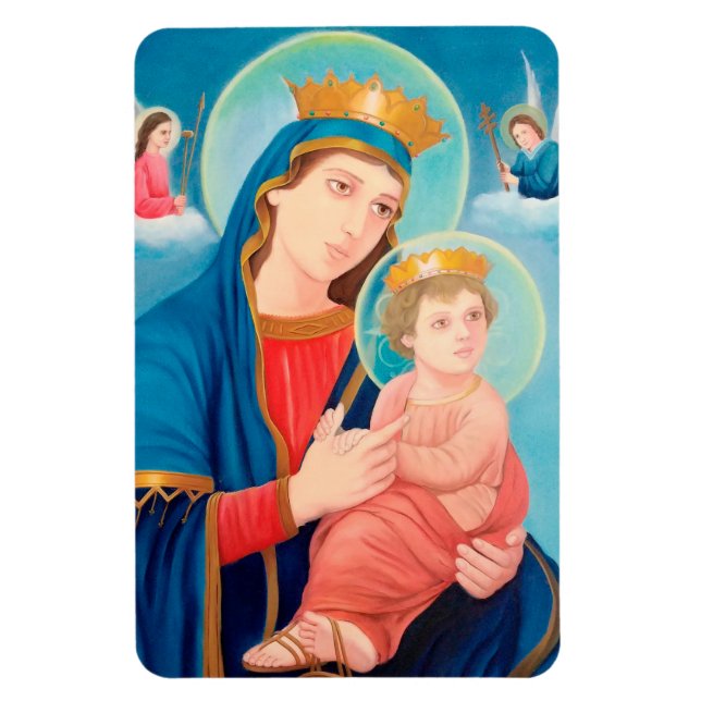 Our Lady of Perpetual Help Catholic Magnet (Vertical)