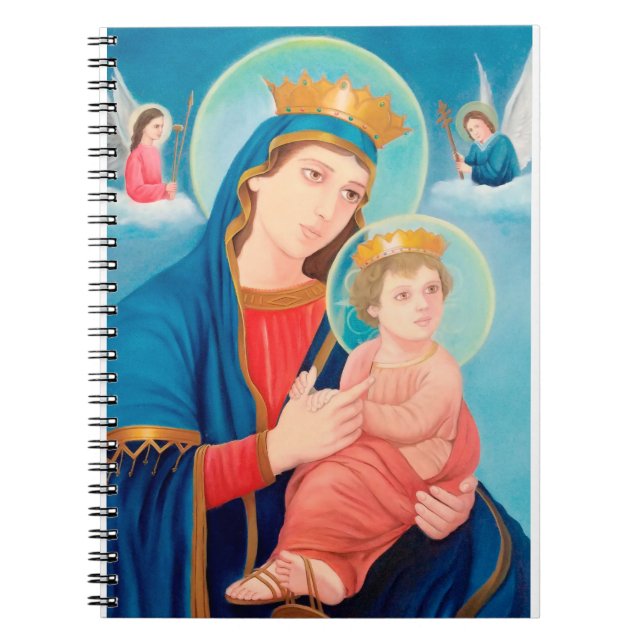 Our Lady of Perpetual Help Catholic Notebook (Front)