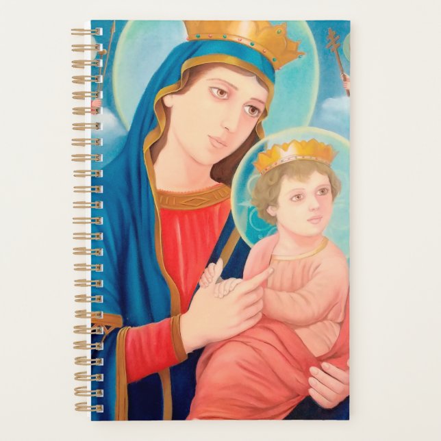Our Lady of Perpetual Help Catholic Planner (Front)