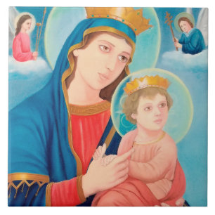 Our Lady of Perpetual Help Catholic Tile