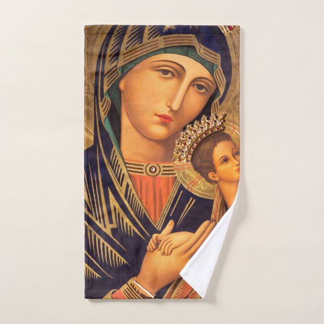 Our Lady Of Perpetual Help Hand Towel (Hand Towel)
