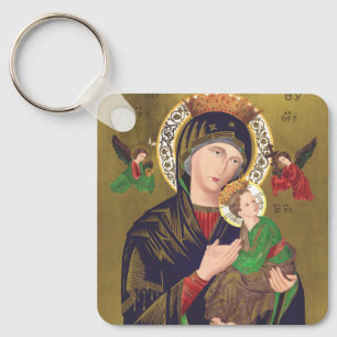 Our Lady of Perpetual Help Keychain
