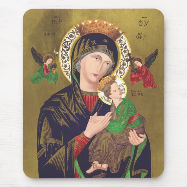 Our Lady of Perpetual Help Mouse Pad (Front)