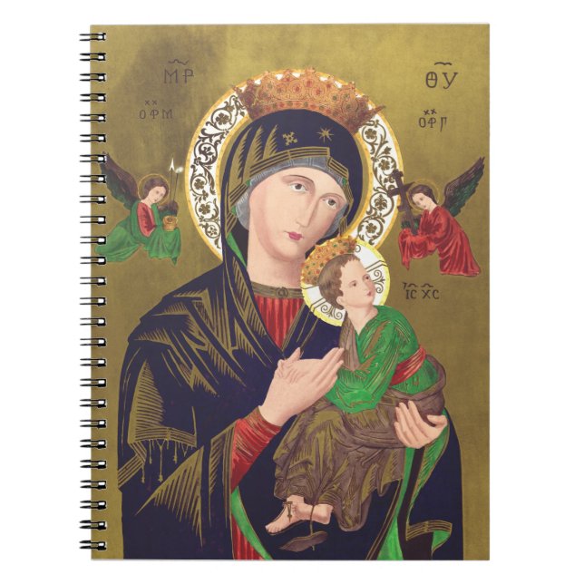 Our Lady of Perpetual Help Notebook (Front)