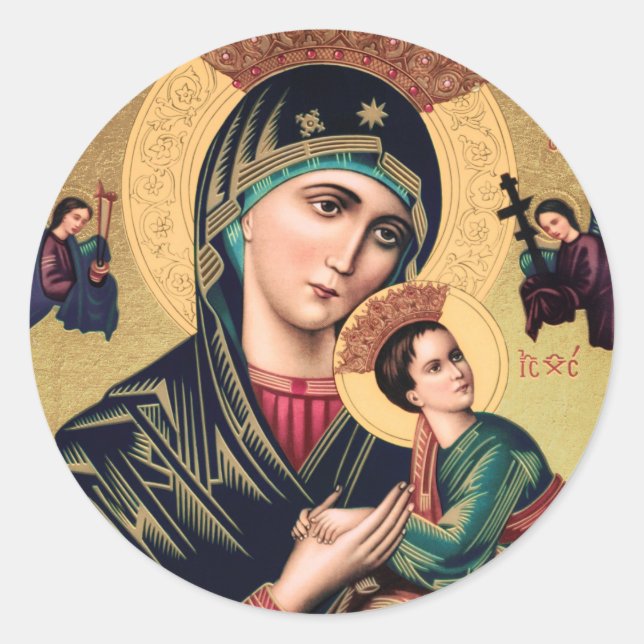 Our Lady of Perpetual Help Stickers (Front)