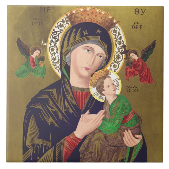 Our Lady of Perpetual Help Tile (Front)