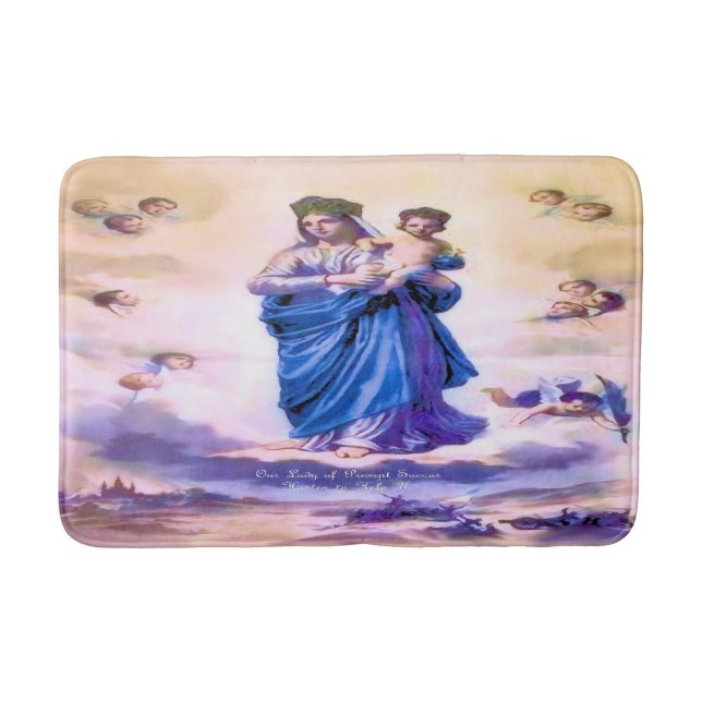Our Lady of Prompt Succour Bath Mat (Front)