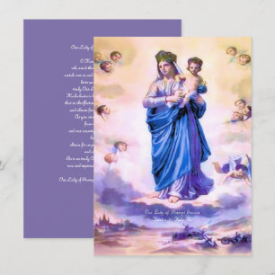 Our Lady of Prompt Succour with Prayer Holiday Card