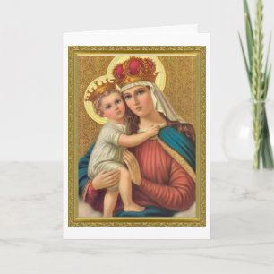 OUR LADY OF REMEDY DEVOTIONAL IMAGE  CARD
