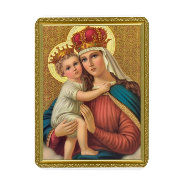 OUR LADY OF REMEDY DEVOTIONAL IMAGE  MAGNET (Vertical)