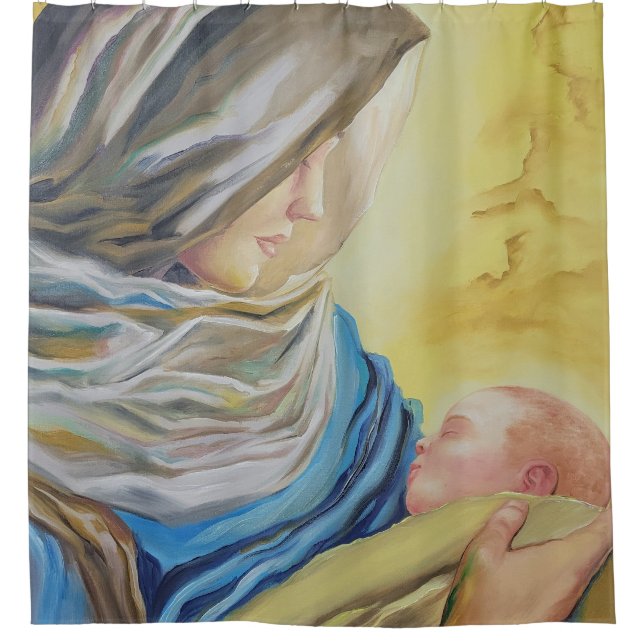 Our Lady of Silence holding baby Jesus (Front)