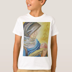 Our Lady of Silence holding baby Jesus T-Shirt