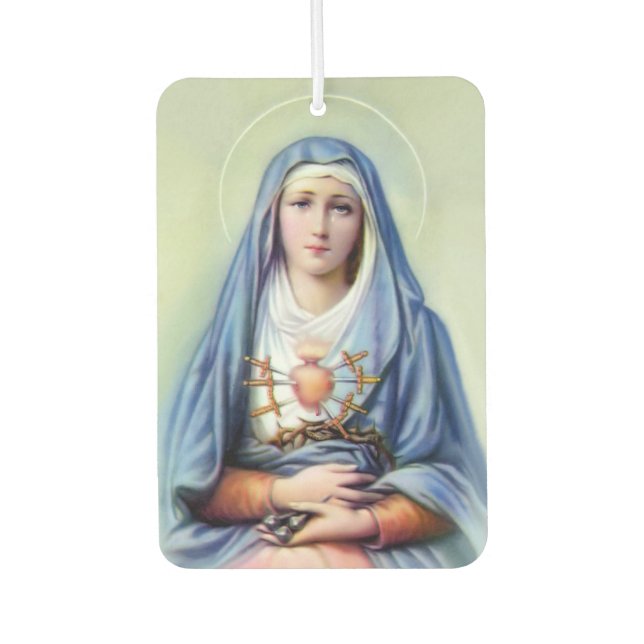 Our Lady of Sorrows Air Freshener (Front)
