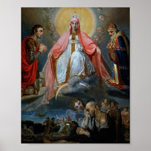 Our Lady Of Sorrows Painting Poster