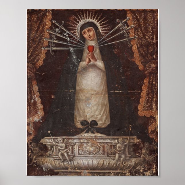 Our Lady Of Sorrows Painting Poster (Front)