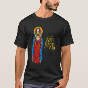 Our Lady Of Sorrows Seven Dolours Piety Mater Dolo T-Shirt