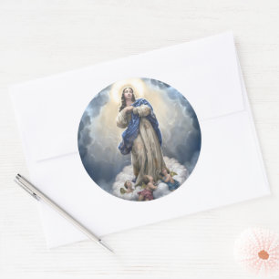 Our Lady of the Assumption Classic Round Sticker
