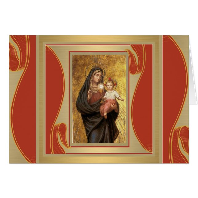 Our Lady of the Blessed Sacrament Virgin Mary Jesu (Front Horizontal)