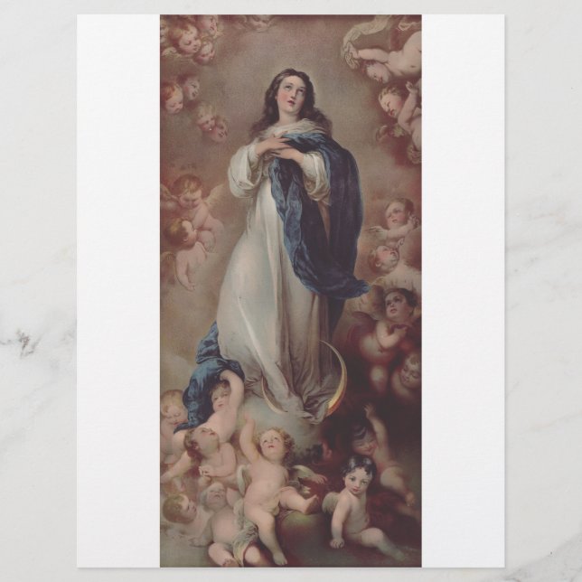 Our Lady of the Immaculate Conception Art Flyer (Front)