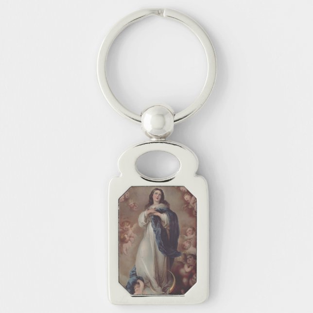 Our Lady of the Immaculate Conception Art Keychain (Front)