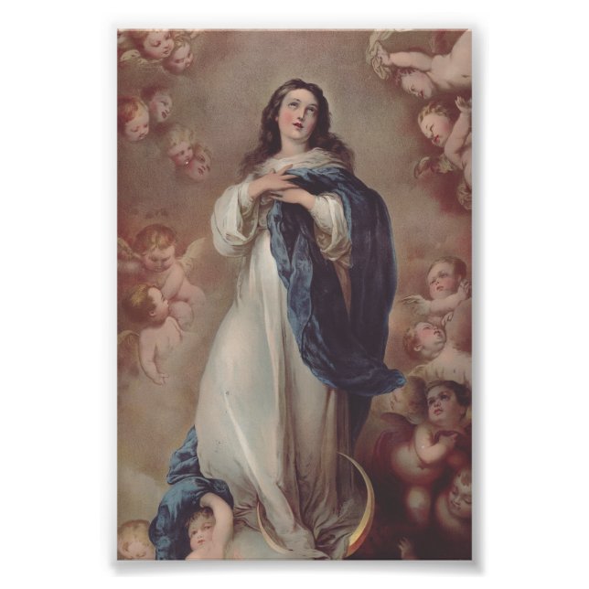 Our Lady of the Immaculate Conception Art Photo Print (Front)