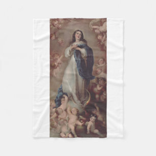 Our Lady of the Immaculate Conception Fleece Blanket