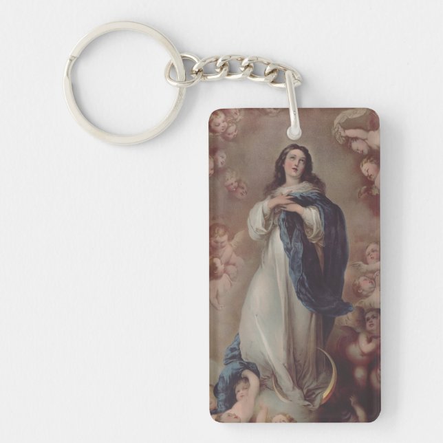 Our Lady of the Immaculate Conception Keychain (Front)