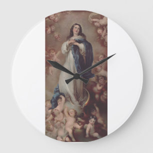 Our Lady of the Immaculate Conception Large Clock