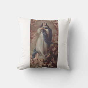 Our Lady of the Immaculate Conception Throw Pillow