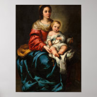 Our Lady of the Rosary by Bartolome Murillo