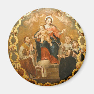 OUR LADY OF THE ROSARY MAGNET