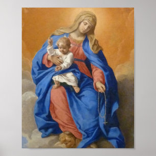 Our Lady Of The Rosary Poster