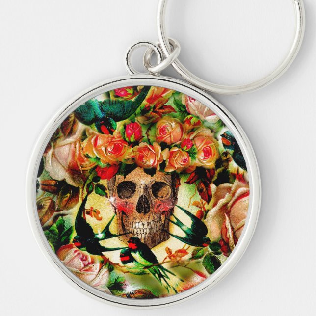 Our Lady of the Roses Keychain (Front)
