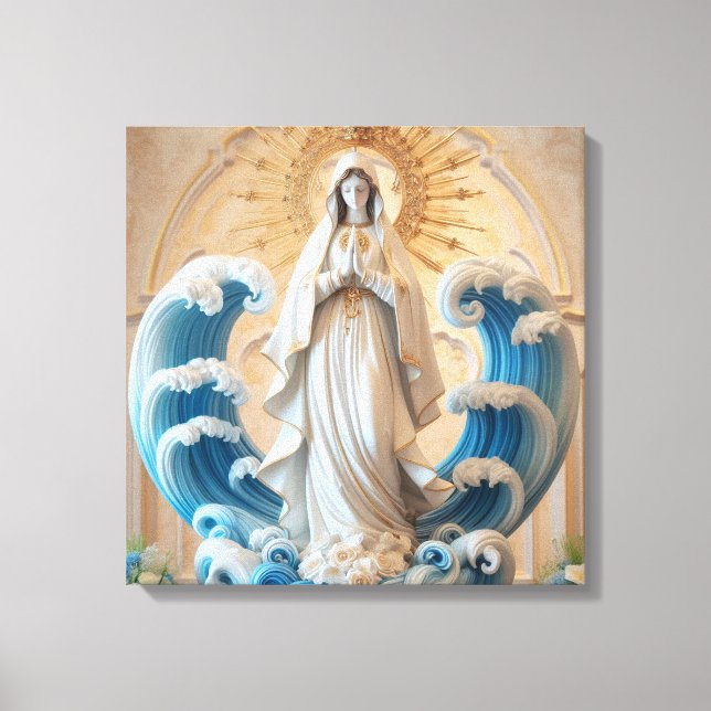 Our Lady of the Sea 4 Canvas Print (Front)