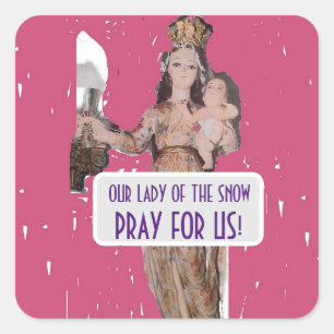 Our Lady of the Snow Square Sticker