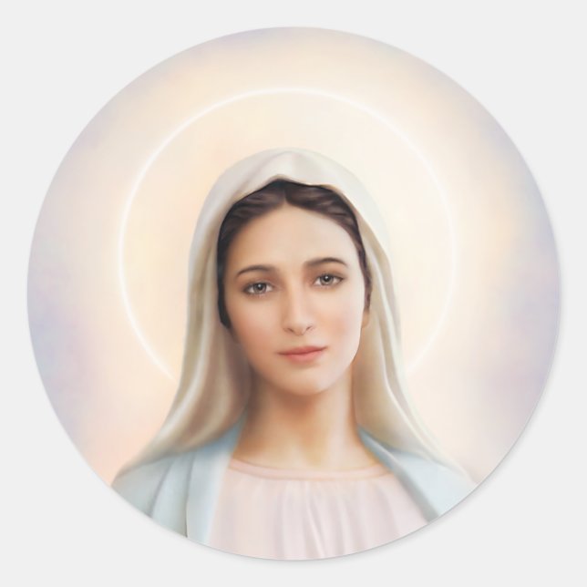 Our Lady of Tihaljina Envelope Seal Stickers (Front)