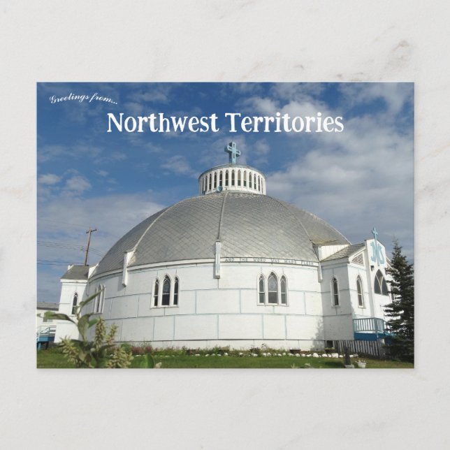 Our Lady of Victory Inuvik Northwest Territories  Postcard (Front)