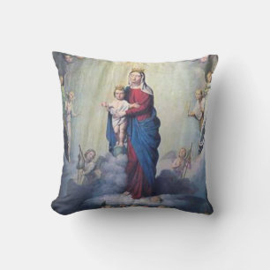 Our Lady of Victory Throw Pillow