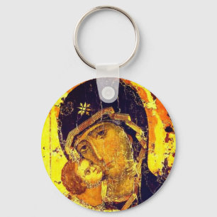 Our Lady of Vladimir Keychain