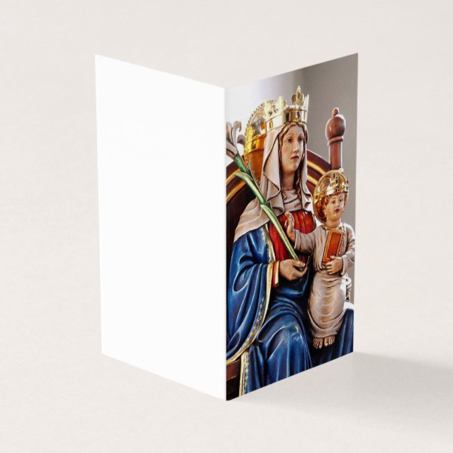Our Lady of Walsingham Folded Card (Outside)