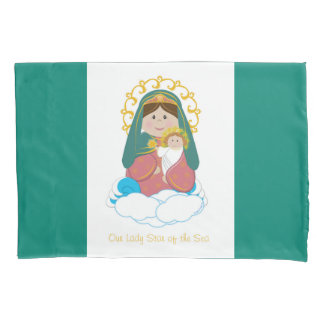 Our Lady Star of the Sea Pillowcase