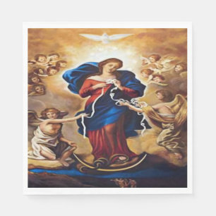 Our Lady Undoer of Knots Napkin