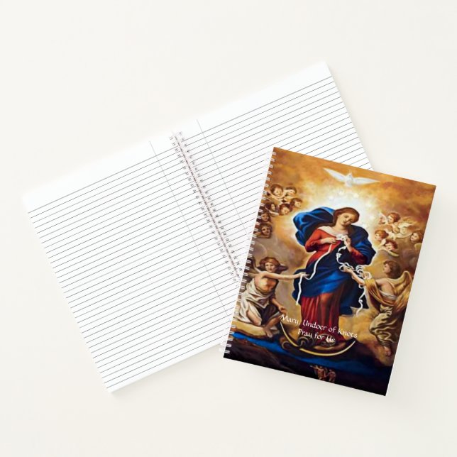 Our Lady Undoer of Knots Prayer Notebook (Inside)