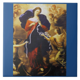 OUR LADY UNDOER OF KNOTS TILE