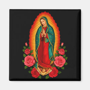 Our Lady Virgen De Guadalupe Saint Virgin Mary - C Magnet