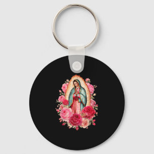 Our Lady Virgen De Guadalupe Saint Virgin Mary Nk Keychain