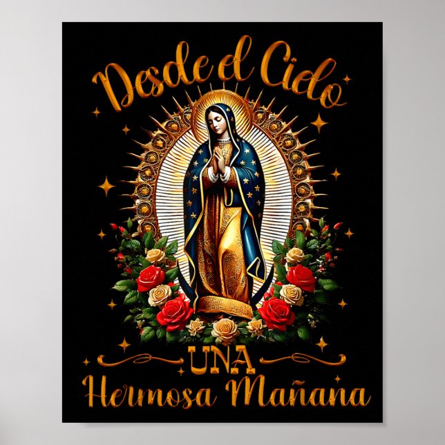 Our Lady Virgen De Guadalupe Saint Virgin Mary Nk  Poster (Front)