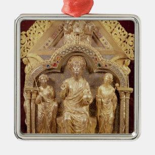 Our Lady's Shrine of Notre-Dame de Tournai Metal Ornament
